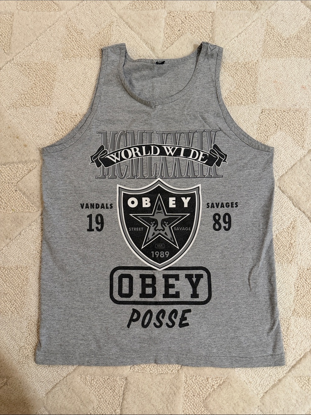 Obey Super Brawl Tank Top
